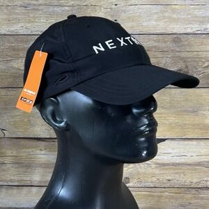 Pukka NEXTVR Baseball Hat Black Adjustable Strapback Tech VR Logo Cap Mens